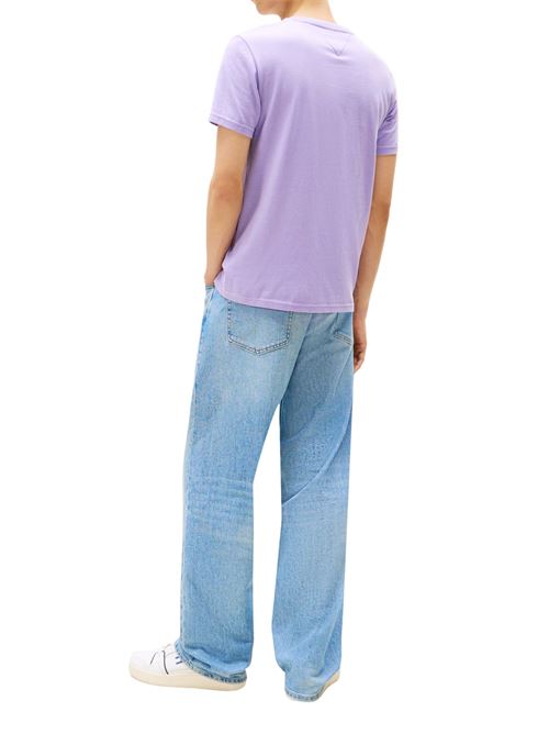 T-shirt viola in cotone Tommy Jeans | DM0DM21780W0E